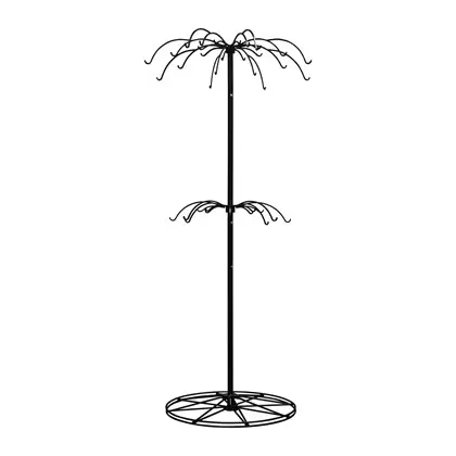Natures Way Empty Umbrella Stand w/ 2 Levels of Hangers Display Holds 40 HB Feeders