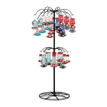 Natures Way 84pc Hummingbird Feeders w/ Umbrella Stand Display