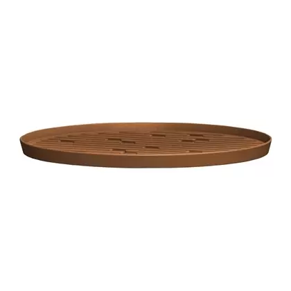 Bloem 6" Maze Deco Saucer Terra Cotta