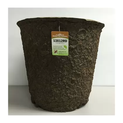 Western Pulp 13X12 Round Retail Container w/UPC, 5.52gal, 12/CS