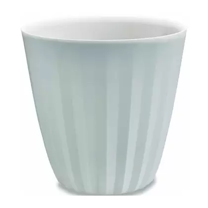 Crescent 19" Pleat Planter Cloud White