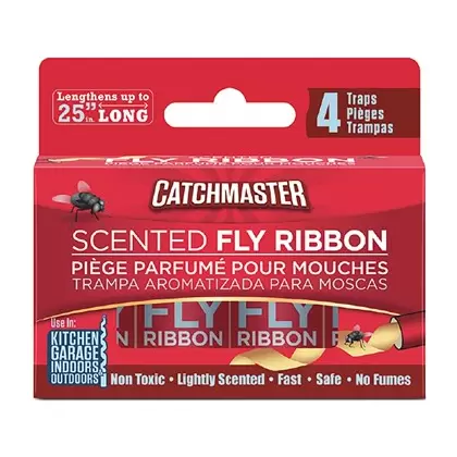 Catchmaster 4pk Scented Bug & Fly Ribbon