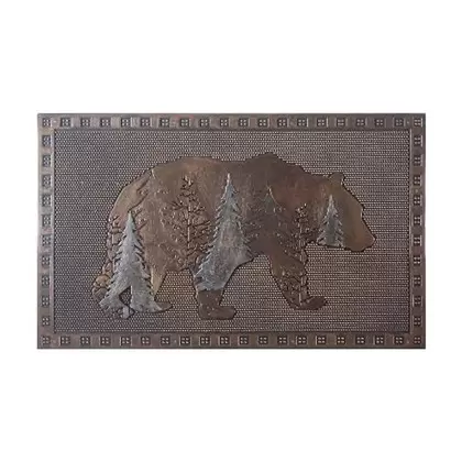 DHTG 18x30 Artist Bear Rubber Doormat