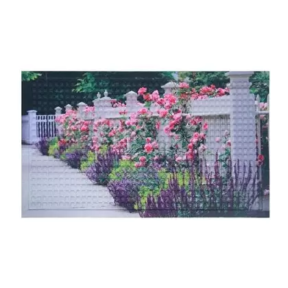 DHTG 19 X30 Digital Print Flowers Fence