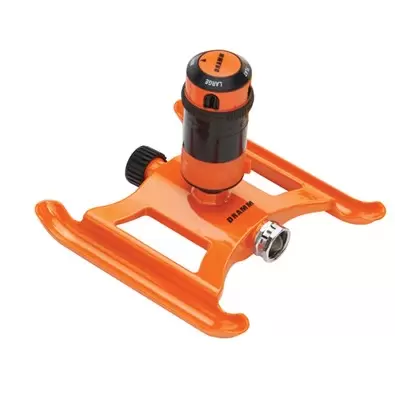 Dramm 4 Pattern Gear Sprinkler Orange