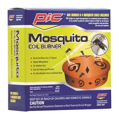 Pic Terra Cotta Mosquito Coil Burner 072477981106 7247798110 PC98110