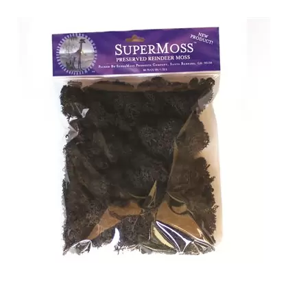 SuperMoss 4oz Reindeer Moss Black