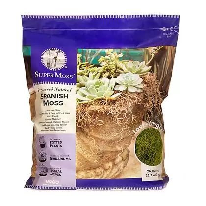 SuperMoss 24qt Spanish Moss Grass