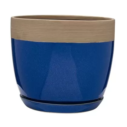 Southern Patio 6" Ana Planter Navy Finish