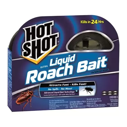 Hot Shot 4ct Mini Ultra Liquid Roach Bait