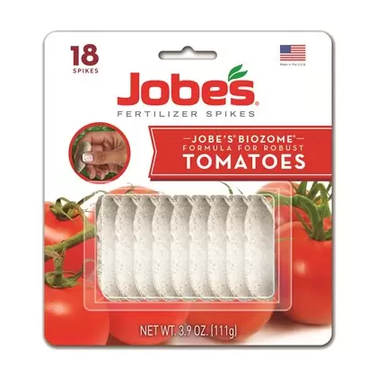 Jobes 18ct Tomato Fertilizer Spikes Blister Pack