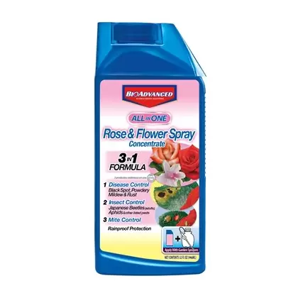 BioAdvanced 32oz All-In-One Rose & Flower Care Spray Concentrate (Keywords: Bayer ) OK for CT & MD