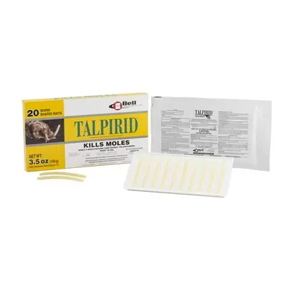 Talpirid Mole Bait Worm Shaped Baits 20 Worms Per Box (5/cs) (800 bx per pl) Gummy Worm