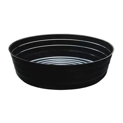 CWP 14" Black Deep Plant Saucers