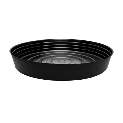 CWP 21" Black Heavy Gauge Vinyl Plant Saucer