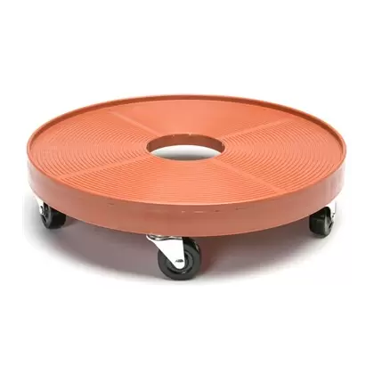 Devault 16" Plant Dolly with Hole Terra Cotta