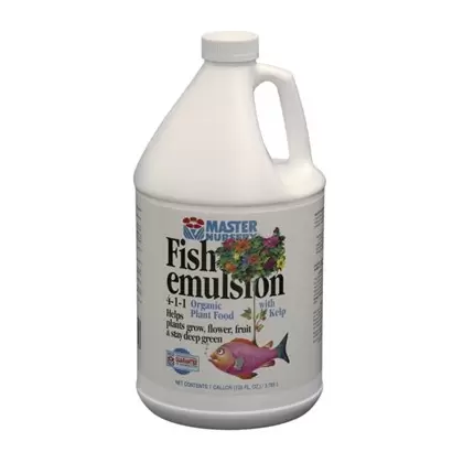 Master Nursery 1gal Concentrate Fish Emulsion 4-1-1 Organic Plant Food