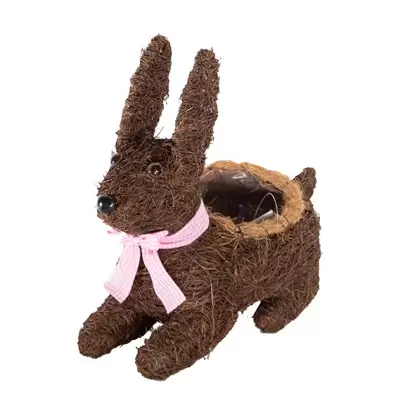 Gardener Select 5.5" Medium Straw Rabbit Topiary