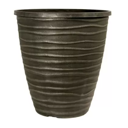 Grower Select 14.00 Tall Dune Planter Brushed Champagne 6.6gal 14/CS - 14in OD X 15in H