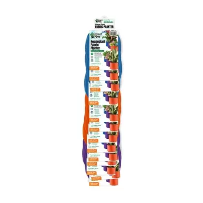 Smart Pot 12pc Houseplants 2gal Clip Strip Asst Colors (4 Each Berry Blue, Violet & Mandarin Orange)