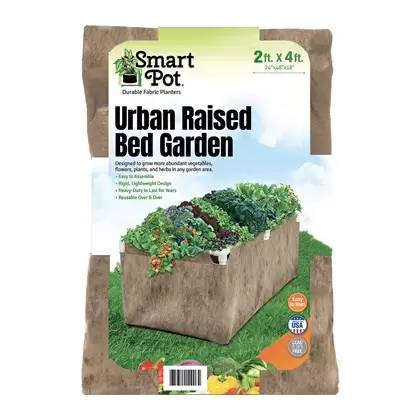Smart Pot PVC Ready Raised Bed Liner Natural 2x4'