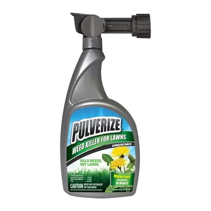 Pulverize 32oz Weed Killer Lawn Hose End Liquid Concentrate Ready to Spray