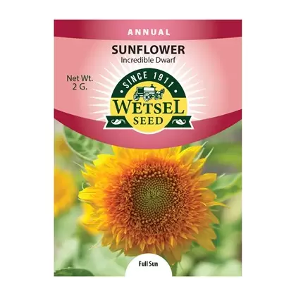 SUNFLOWER, INCREDIBLE DWARF 2 gram
