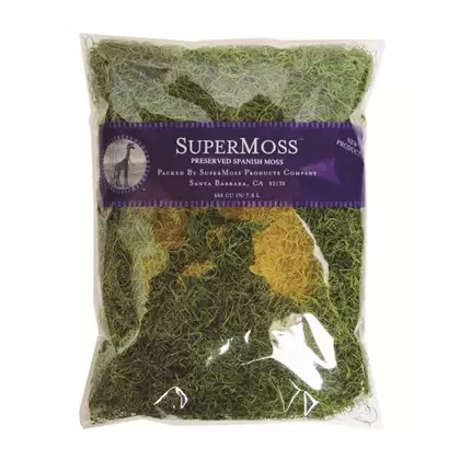 SuperMoss 8oz Spanish Moss Grass Green
