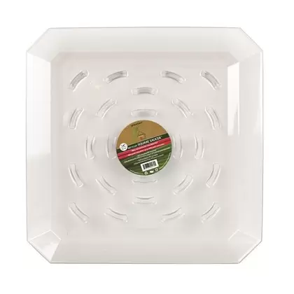 Plastec 14" Square Recycled Saucer