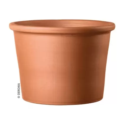 Deroma 6.93" Cylinder Pot Terra Cotta Case Pack