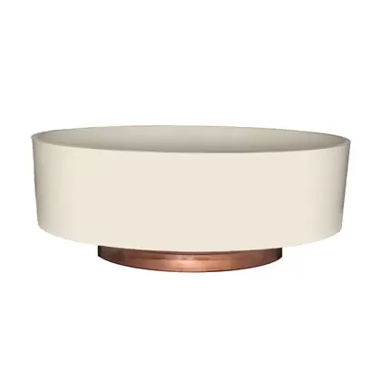 HC 8" Capri Bowl Vanilla Bisque