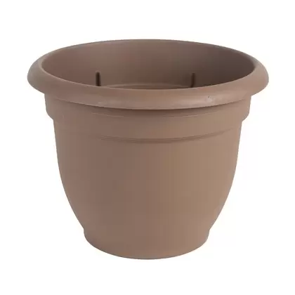 Bloem 6" Ariana with Grid Planter Chocolate