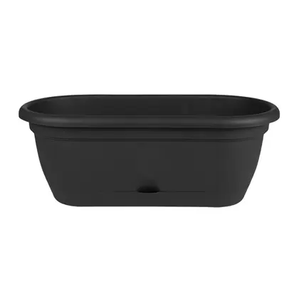 Bloem 18" Lucca Window Box Black
