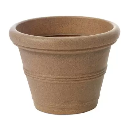 Tusco 24.5" Rolled Rim Planter Sandstone