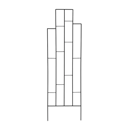 AGW UrbanGarden Contemporary Tall Trellis Matte Black