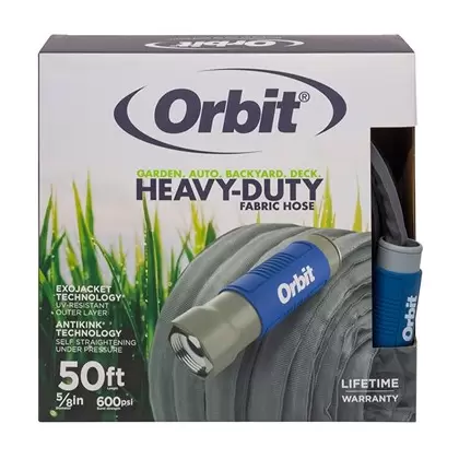 Orbit 50'x5/8" Heavy Duty Fabric Hose