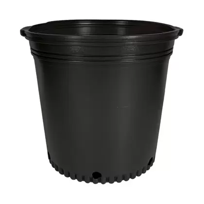 HC Dillen Whiteridge BM 25 Nursery Pot, Blow Molded, Black, 5 per Bundle, 44 Bundles per Pallet, 23.75in x 17.00in, 26.50Gal, 25Gallon