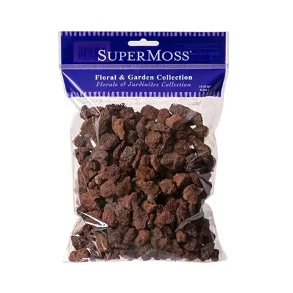 SuperMoss 3/8" Hort Lava Rock Red