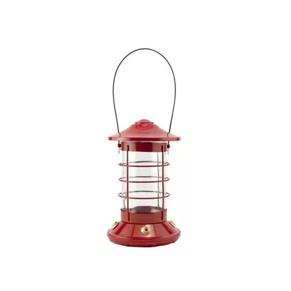 Woodlink Red Port Lantern Hummingbird Feeder
