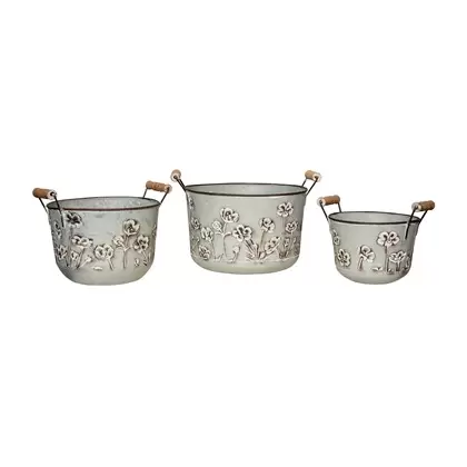 Deer Park Rnd Petunia Planter Set of 3