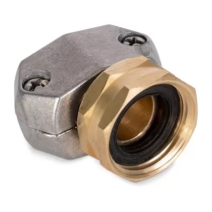 Gilmour Pro Brass Clamp Coupling 5/8" & 3/4" Female