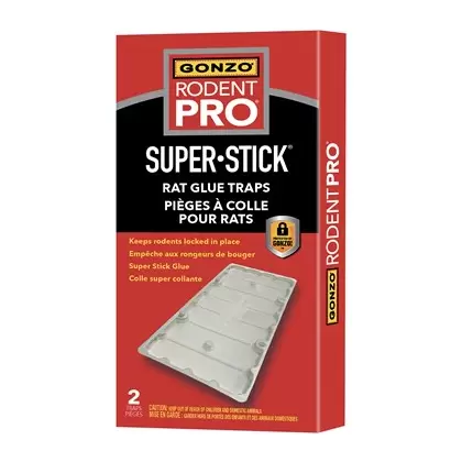 GONZO 2ct Rodent Pro Super Stick Rat Trap