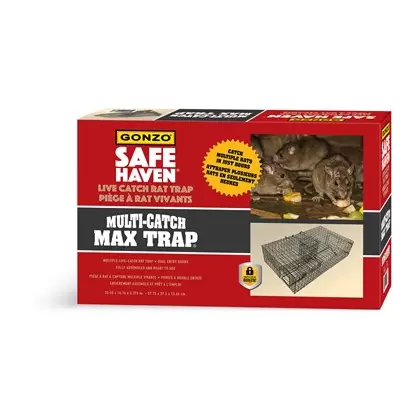 GONZO Safe Haven Live Catch Max Rat Trap