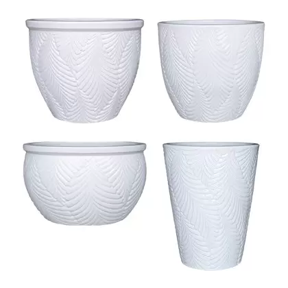 MCarr 26pc Fronds Planter Pallet White