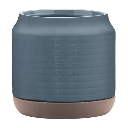 Southern Patio 8" Oakland Planter Blue Finish