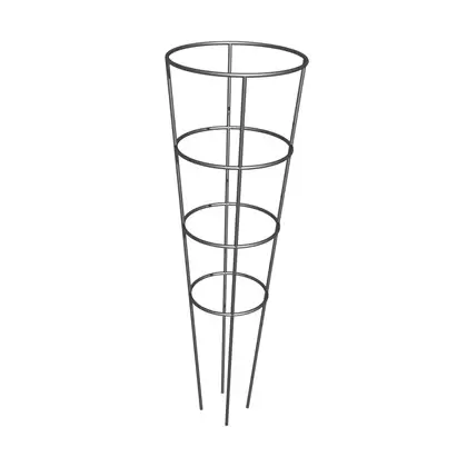Panacea 54" with 16" Top Ring HD 4 Leg 4 Ring Galvanized Tomato Cage