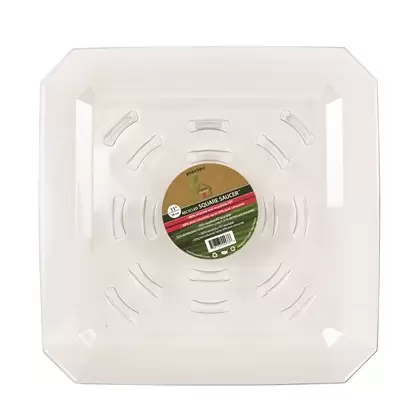 Plastec 11" Square Recycled Saucer
