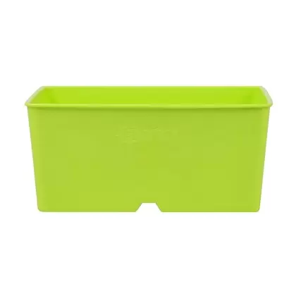 SunPack 5"x5" Heavy Duty Square Pot Lime Green