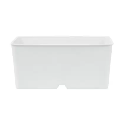 SunPack 5"x5" Heavy-Duty Square Pot White