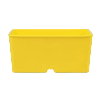 SunPack 5"x5" Heavy-Duty Square Pot Yellow